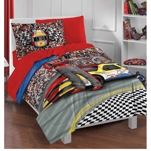 Speedway Red Racing Comforter Set